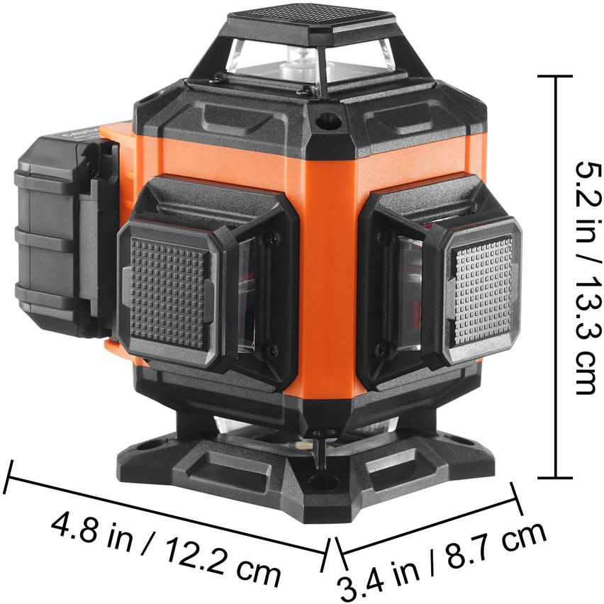 VEVOR 100 metrų žalias lazerinis lygis