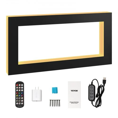 VEVOR LED apšviesta alkoholio lentyna 122 cm