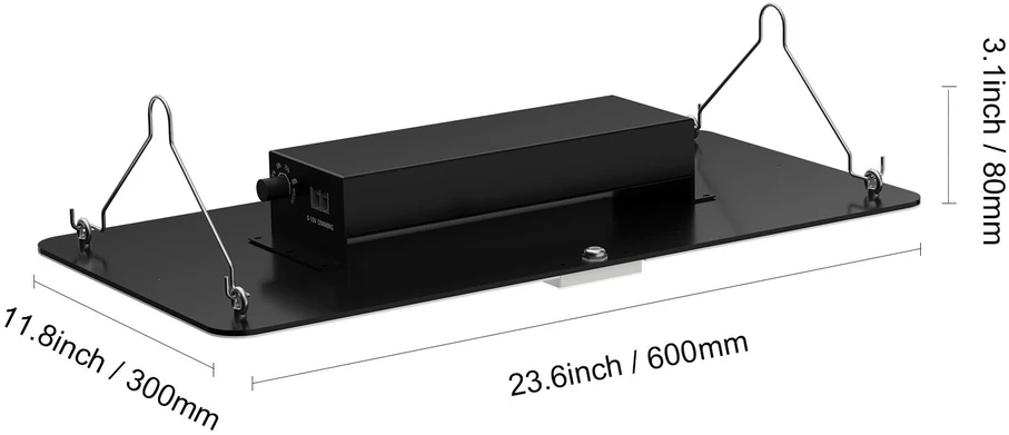 VEVOR LED auginimo lempa, 200W viso spektro