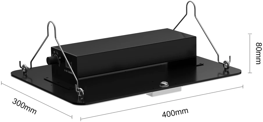 VEVOR LED augalų auginimo šviestuvas, 150W, reguliuojamas