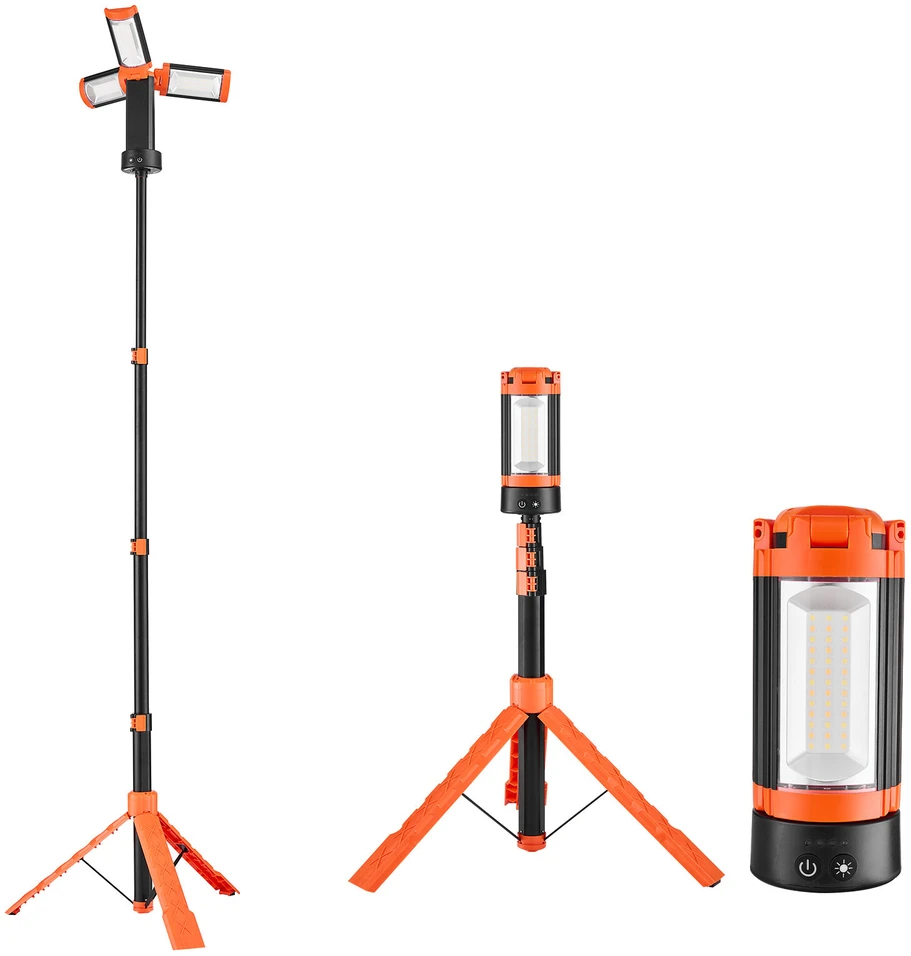 VEVOR LED darbo šviesa su stovu, 2200 liumenų