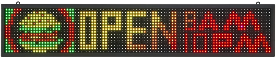 VEVOR 40x8 cm programuojamas LED ekranas