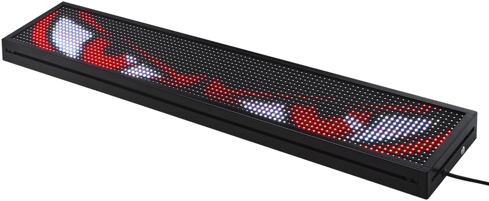 VEVOR 40x8 cm programuojamas LED ekranas