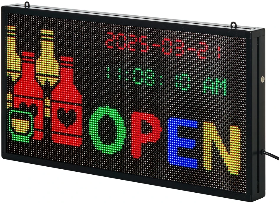 VEVOR 27x14 colių programuojamas LED ženklas