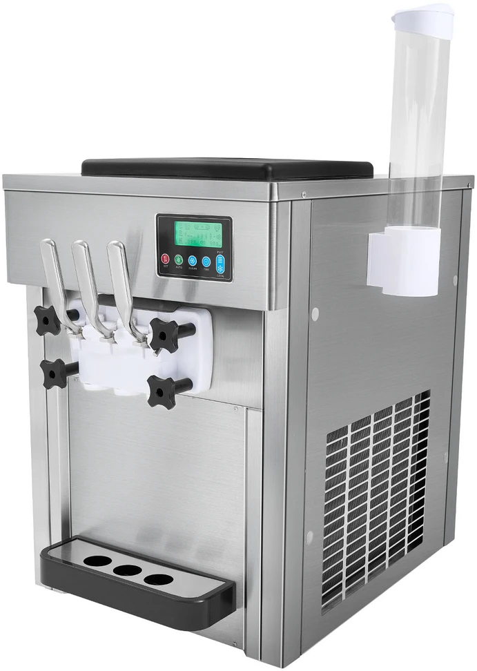 VEVOR Komercinė minkštųjų ledų gaminimo mašina 20 l/h