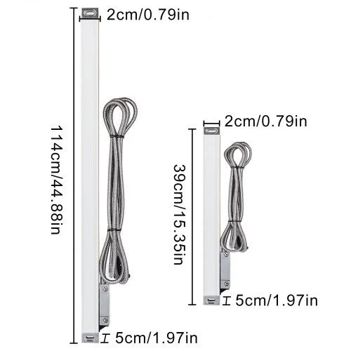 VEVOR 2 tikslumo linijiniai skaičiuotuvai 250mm ir 1000mm