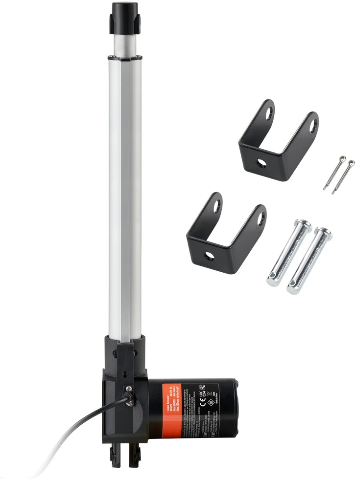 VEVOR 12V 300mm linijinis pavaras, 6000N su apsauga IP44
