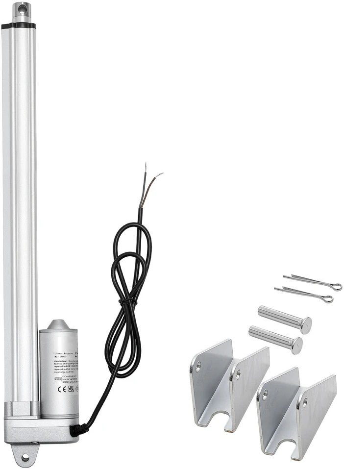 VEVOR 12V linijinis pavaras, 305 mm eiga, IP65