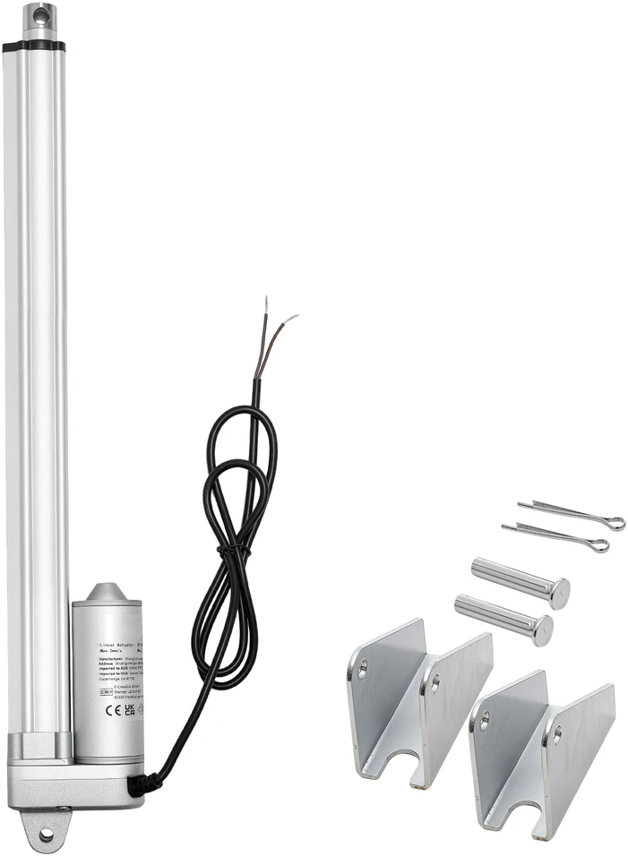 VEVOR 12V linijinis pavaras, 305 mm eiga, IP65