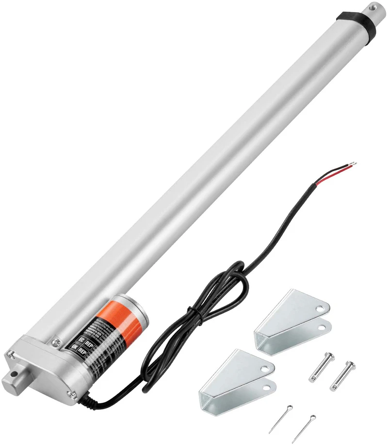 VEVOR 12V linijinis pavaras 450mm 1.5 kN