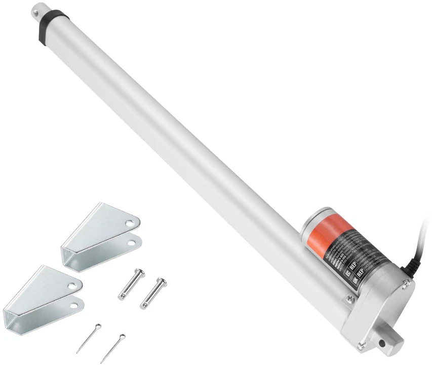 VEVOR 12V linijinis pavaras 450mm 1.5 kN