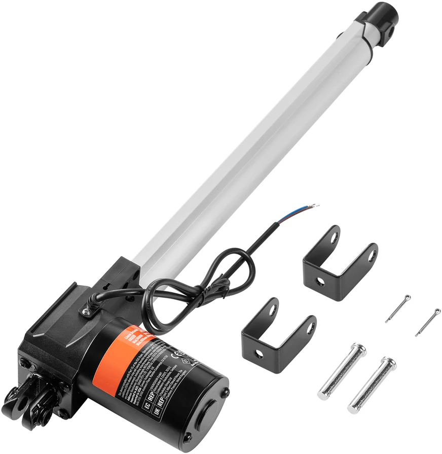 VEVOR 12V linijinis pavaras, 350 mm, 6000N