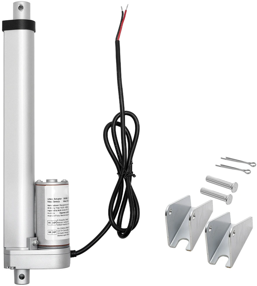 VEVOR 12V linijinis pavaras su 203,2 mm eiga