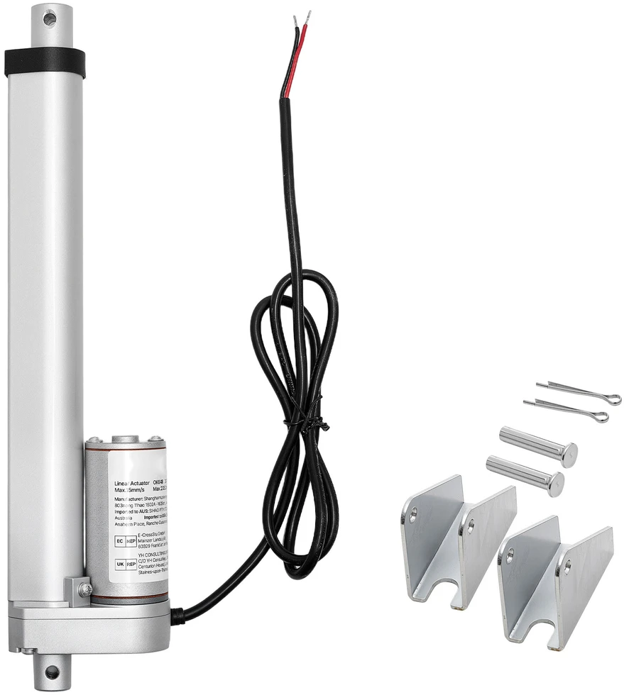 VEVOR 12V linijinis pavaras su 203,2 mm eiga