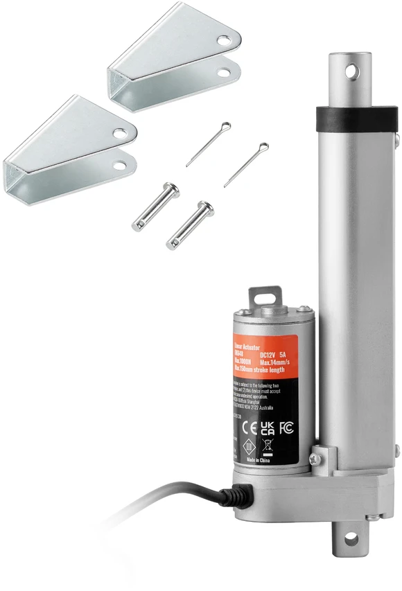 VEVOR Linijinis 12V srovės pavaras 100mm 1500N