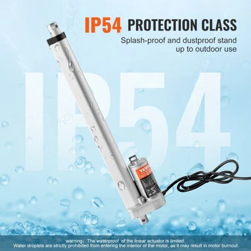 VEVOR Lyginis pavaras 12V 300mm 0.55cm/s