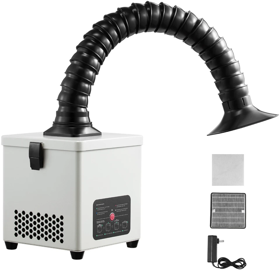 VEVOR Litavimo dūmų ištraukiklis su 3 pakopų filtru