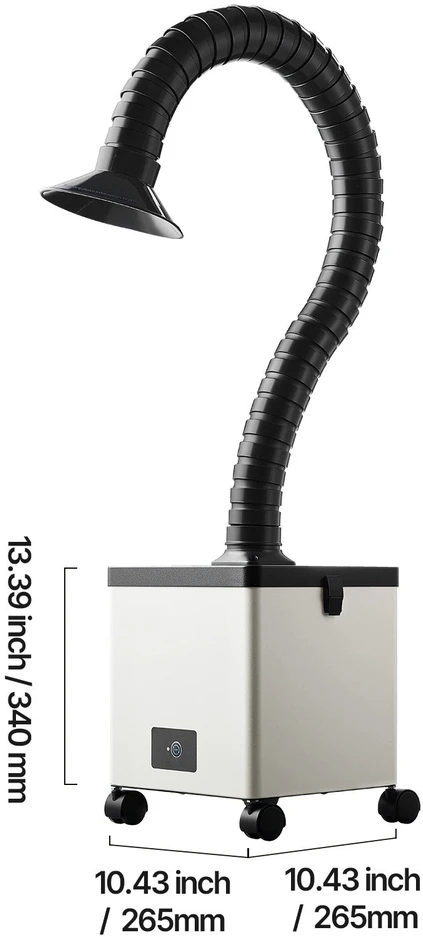 VEVOR 85W litavimo dūmų ištraukiklis su 3 filtrų sistema