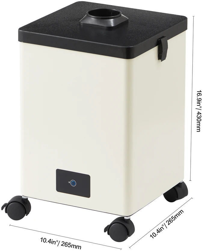 VEVOR Dūmų ištraukiklis su 3 pakopų filtru