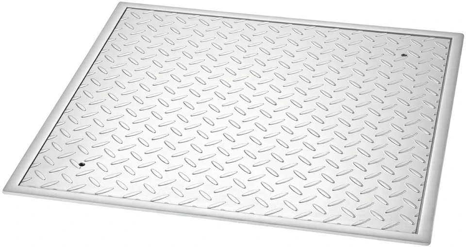 VEVOR Kvadratinis šulinio dangtis su rėmu 500x500mm