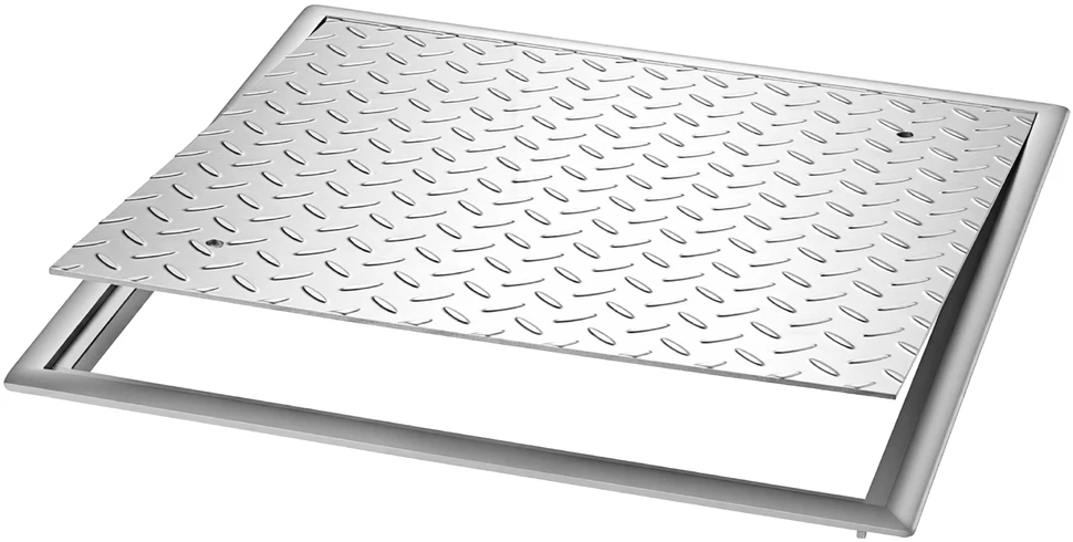 VEVOR Kvadratinis šulinio dangtis su rėmu 500x500mm