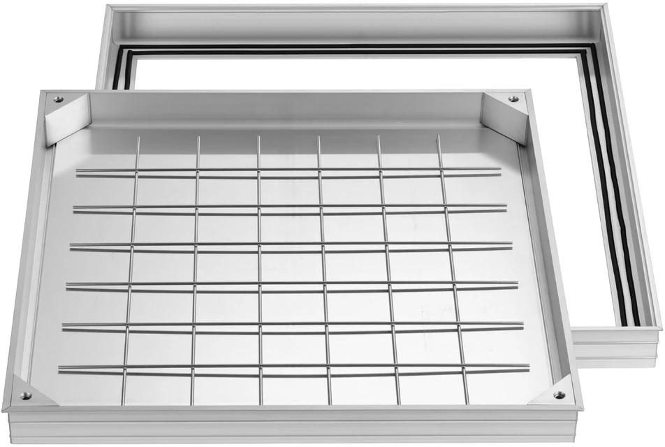 VEVOR Šulinio dangtis su rėmu 600 x 600 mm