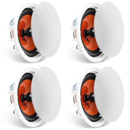 VEVOR 4 vnt. 20 cm lubiniai garsiakalbiai 100W