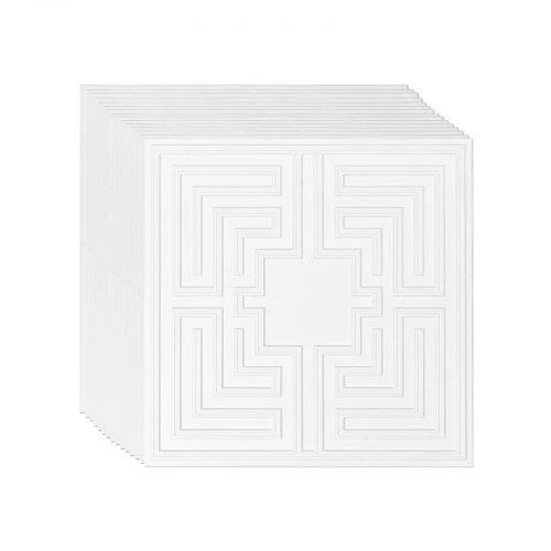 VEVOR Lubų plokštės 24 x 24 cm PVC, 12 vnt.