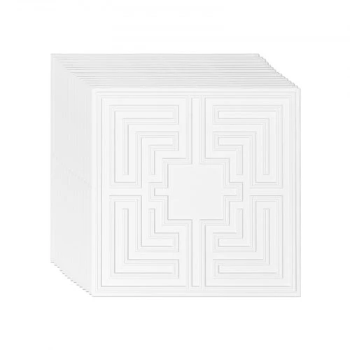 VEVOR Lubų plokštės 24 x 24 cm PVC, 12 vnt.
