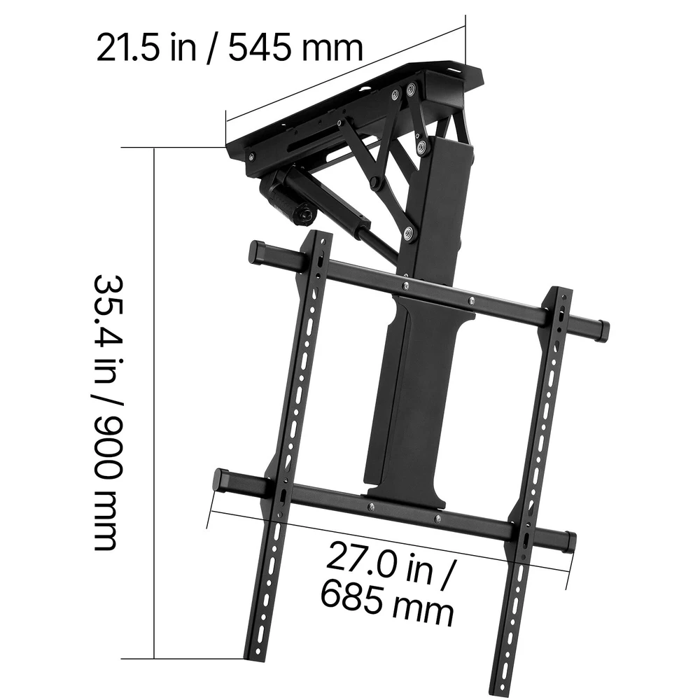 VEVOR Elektrinis lubinis televizoriaus laikiklis 32-65 cm ekranui