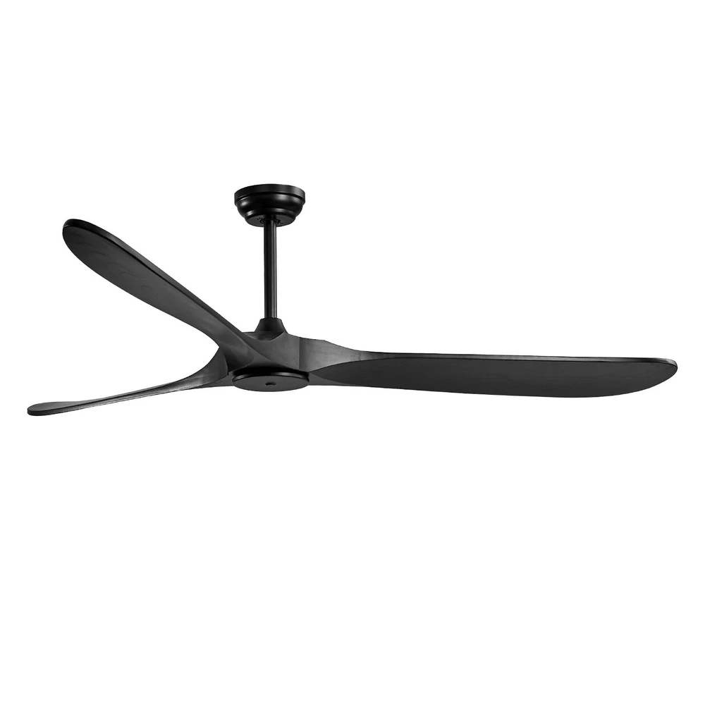 VEVOR 72 cm lubų ventiliatorius su mediniais sparnais be šviesos