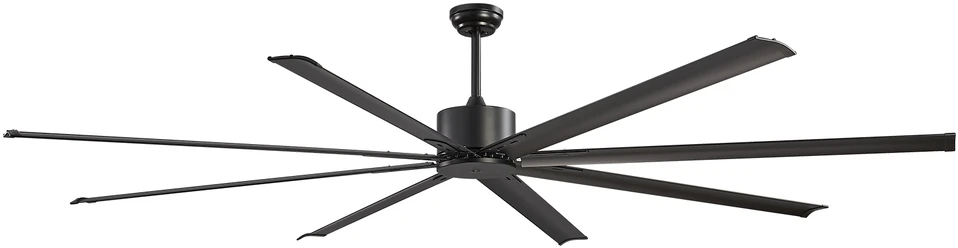 VEVOR 244 cm aliumininis ventiliatorius be šviesos