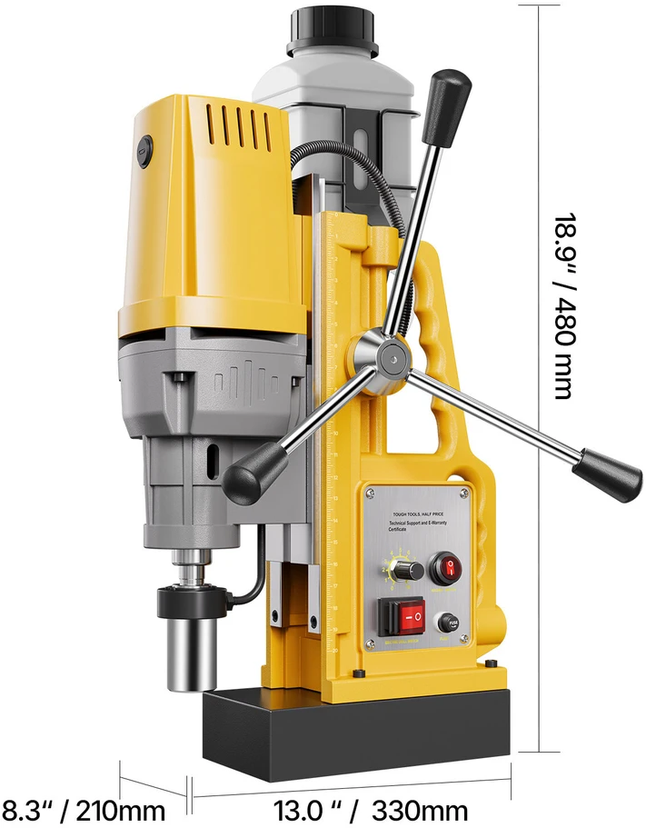 VEVOR Magnetinė grąžtas 1400W, 50 mm diametras