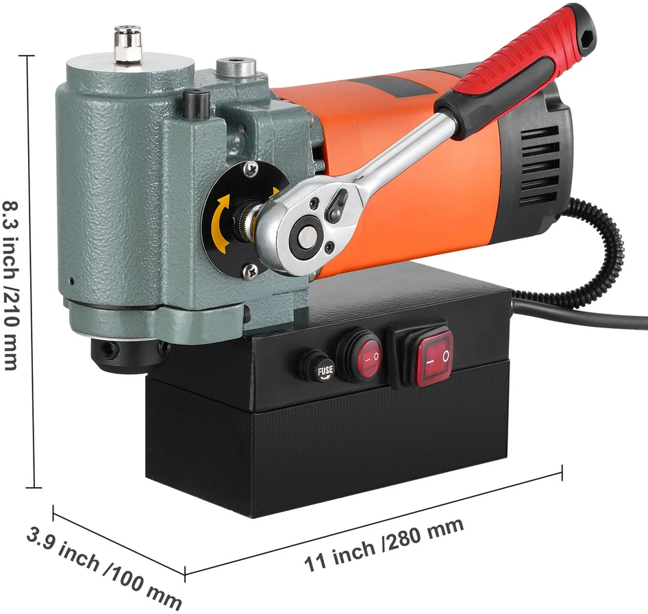 VEVOR Magnetinė gręžimo mašina 1300 W žemo profilio