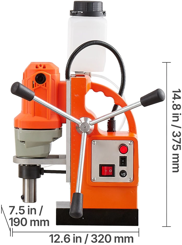 VEVOR Magnetinė gręžimo mašina 1200 W, 38 mm, 900 aps./min.