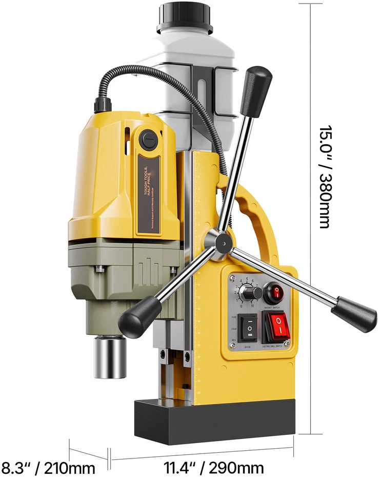 VEVOR Magnetinė gręžimo mašina 1200W geltona