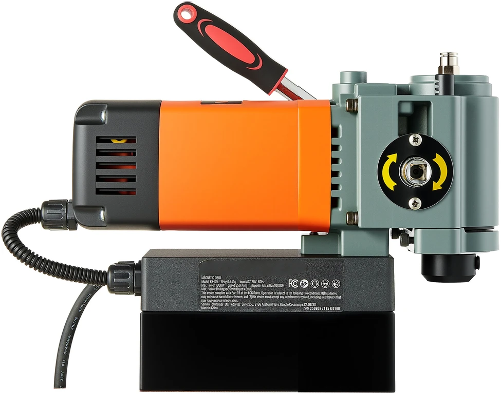 VEVOR Žemo profilio magnetinė gręžimo mašina, 1300 W, 35 mm