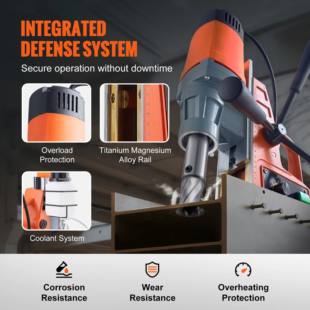 VEVOR Magnetinė gręžimo staklės 1550W 500 RPM