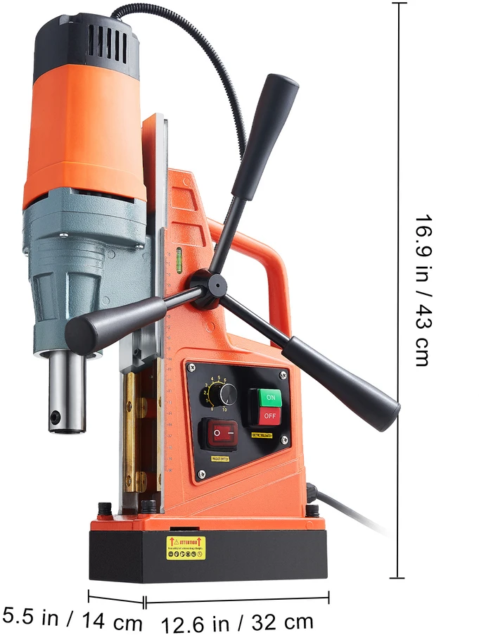 VEVOR Magnetinė gręžimo staklės 1550W 500 RPM