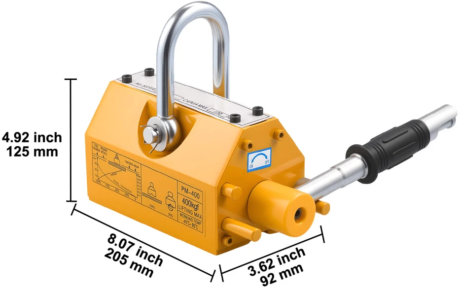 VEVOR Magnetinis keltuvas su 400 kg galia