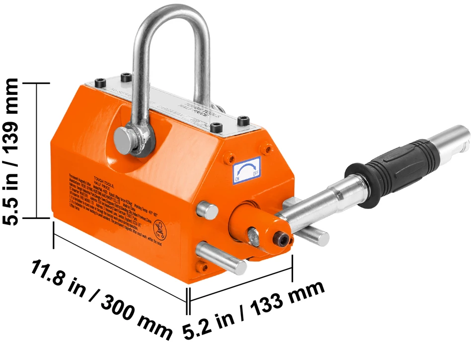 VEVOR Magnetinis keltuvas, 1500kg keliamoji galia