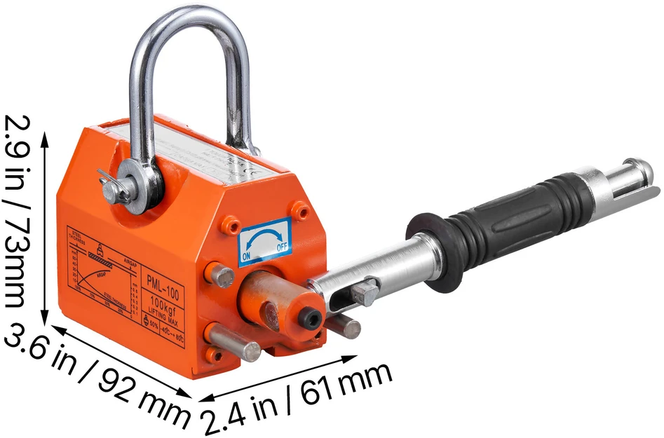 VEVOR Magnetinis keltuvas 100 kg kėlimo talpa