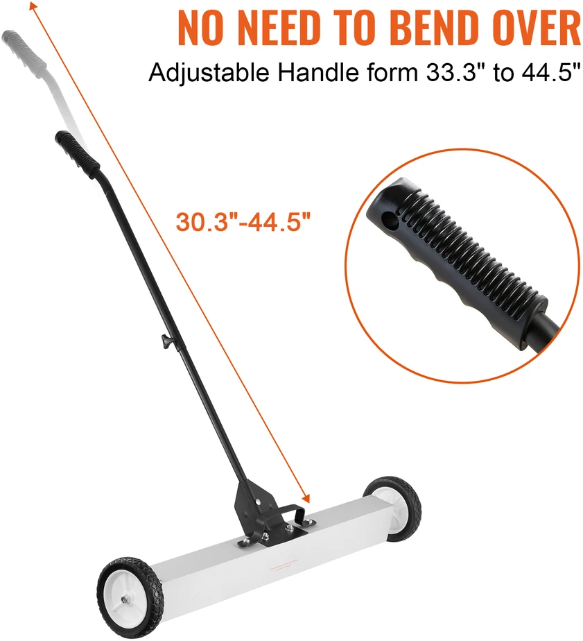 VEVOR 55 kg magnetinis vežimėlis su ratais