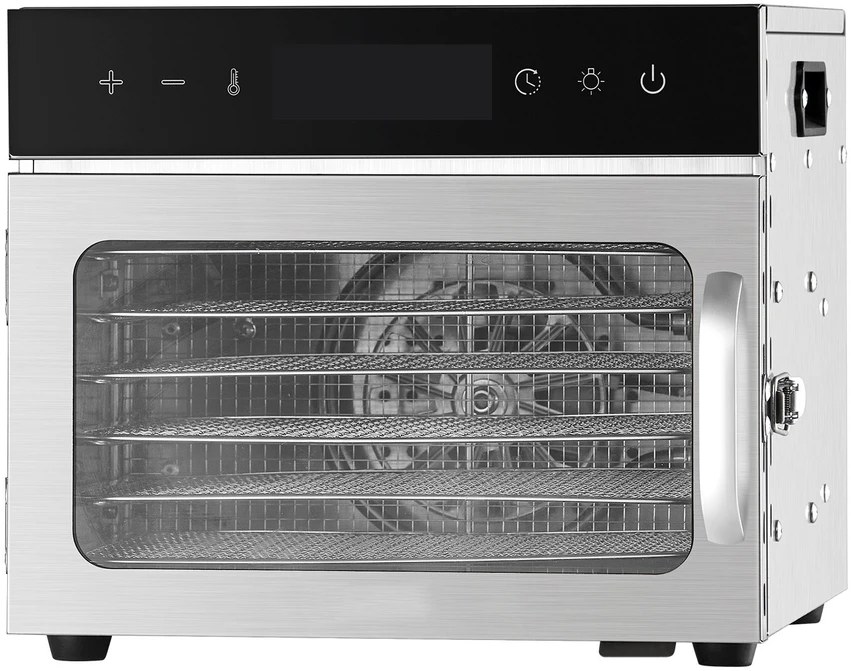 VEVOR 6 dėklų maisto džiovintuvas nerūdijantis plienas 400W