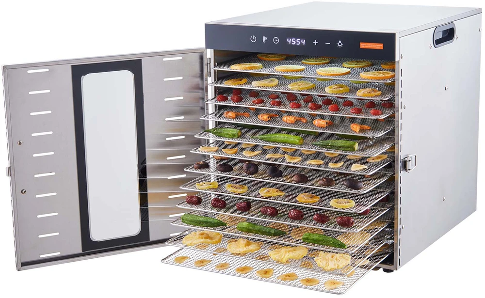 VEVOR 10 padėklų maisto džiovintuvas 1000W