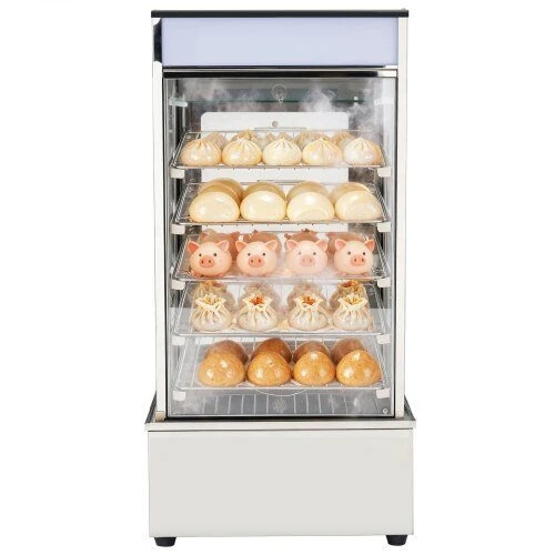 VEVOR 5 aukštų maisto šildymo vitrina su LED