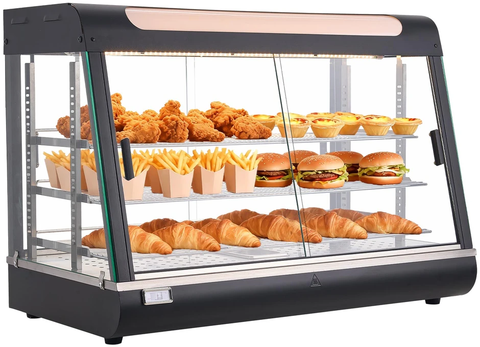 VEVOR Trijų lygių maisto šildytuvas 130L