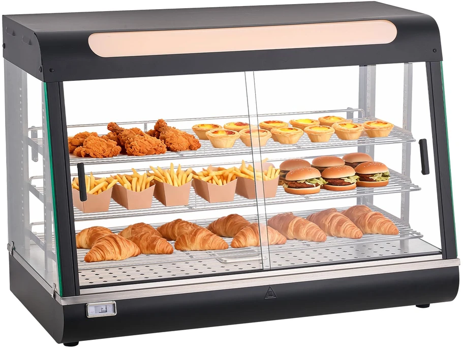 VEVOR Trijų lygių maisto šildytuvas 130L