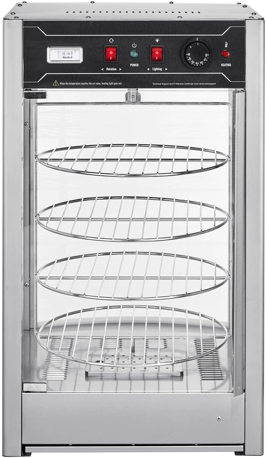 VEVOR Elektrinis 4 lygių picos šildytuvas 36 cm