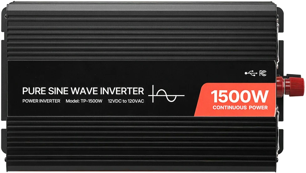 VEVOR 1500W automobilinė maitinimo keitiklis